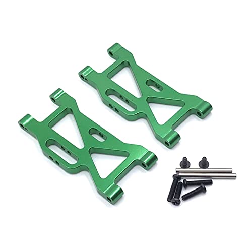 Yurefax Schwingarme for die Vorderradaufhängung aus Aluminiumlegierung, for Wltoys, for 104001 1/10 RC-Auto Querlenkerverbindung(Green) von Yurefax