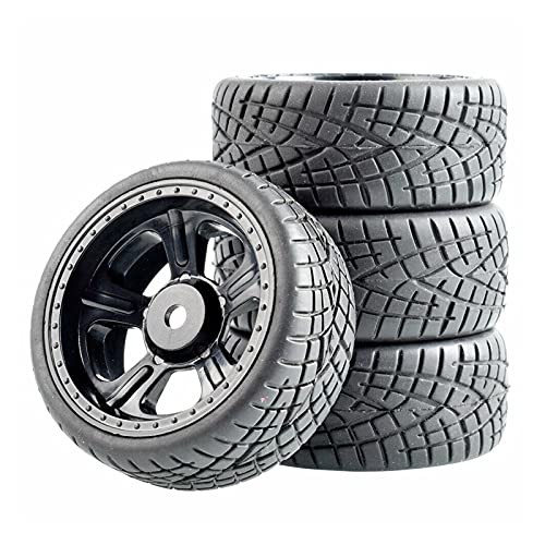 Yurefax Speed ​​Tires Einsatz Schwamm Rad, for HSP, 1/10 1:10 Tourenwagen RC Rim03-8001 RC-Autoreifen(Rim03H-8001) von Yurefax