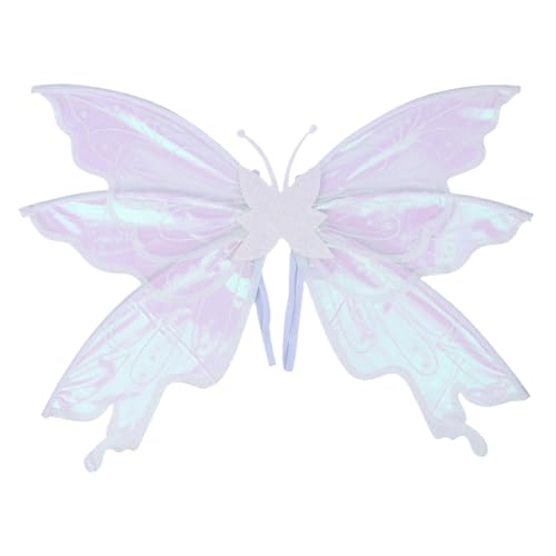 Yurosuis Glitzer-Feenflügel, Glitzer-Feenflügel für Erwachsene,Feast Dressing Wings - Schmetterlingsflügel für Mädchen, Engelsflügel für Erwachsene, Feenkostüm für Frauen, Halloween-Kostüm von Yurosuis