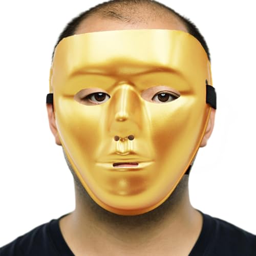 Yurosuis Kostüm Maske - Stilvolle Gesichtsbedeckung Für Maskenbälle | Wiederverwendbare Kopfmaske Mit Elastischem Band Für Herren Erwachsene Partys Und Bühnenevents Yurosuis Kostüm Maske - Stilvolle Gesichtsbedeckung Für Maskenbälle | Wiederverwendbare Kopfmaske Mit Elastischem Band Für Herren Erwachsene Partys Und Bühnenevents von Yurosuis