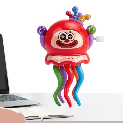 Yurosuis Krabbelnde Octopus Spielzeug - Intelligenter Automatischer Clown Oktopus | Aufziehspielzeug Für Mädchen Kindergarten Wohnzimmer Kinderzimmer Schule Reisen von Yurosuis