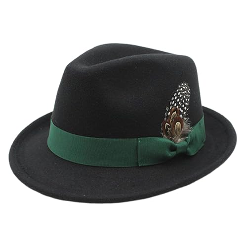 Yurosuis Oktoberfest Hüte | Festival Kopfbedeckungen für Herren,Eleganter Filzhut für Erwachsene Bierfest Traditionelle Aktivitäten Foto von Yurosuis