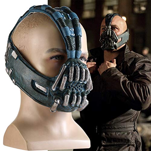 Yusat Halloween-Cosplay-Maske, Bane Maske für Batman The Dark Knight Rises, Batman Latex Cosplay Prom Maske von Yusat