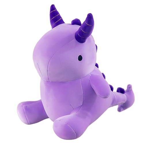 YushengTai Plüschtier Dinosaurier 32cm, Süßes Kawaii Kuscheltier & Weiches Wurfkissen, Dino Stofftier als Geschenk für Kinder, Mädchen, Jungen und Erwachsene, Ideal zum Kuscheln, Spielen, Dekorieren von YushengTai