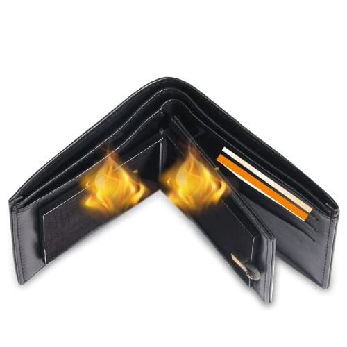 YushengTai Premium Magic Flaming Fire Wallet Magician Stage Street Unvorstellbare Show Requisite, Upgraded Magic Flame Wallet (Schwarz) Kann EIN Überraschungsgeschenk für den Vatertag Sein von YushengTai