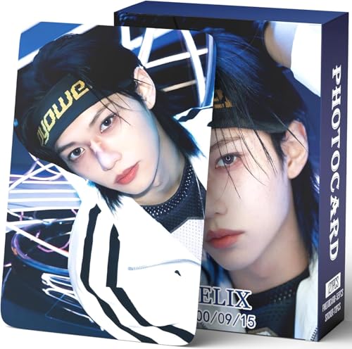 Yuto Stray Kids Photocards 127 PCS Stray Kids Hollow Photo Cards Dominate World Tour Photocards Lomo Card Gift Lomo Cards Merch for Boys and Girls (Felix) von Yuto