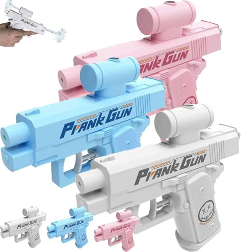 Prank Water Gun, Prank Gun, Prank Squirt Gun, Zwei-Wege Kreativer Wassersprinkler, Streich-Wasserpistole, Lustige Wasserpistole für Erwachsene und Kinder (3 Stück) von YuuFcy