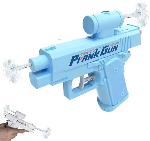 Prank Water Gun, Prank Gun, Prank Squirt Gun, Zwei-Wege Kreativer Wassersprinkler, Streich-Wasserpistole, Lustige Wasserpistole für Erwachsene und Kinder (Blau) von YuuFcy