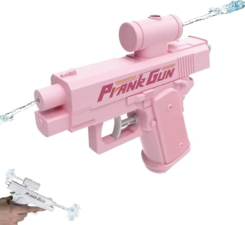 Prank Water Gun, Prank Gun, Prank Squirt Gun, Zwei-Wege Kreativer Wassersprinkler, Streich-Wasserpistole, Lustige Wasserpistole für Erwachsene und Kinder (Rosa) von YuuFcy