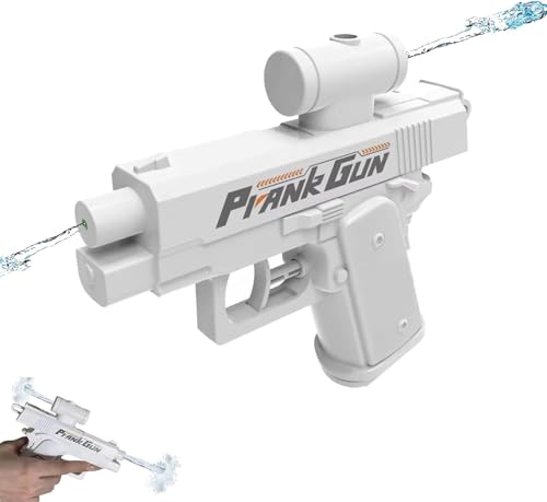 Prank Water Gun, Prank Gun, Prank Squirt Gun, Zwei-Wege Kreativer Wassersprinkler, Streich-Wasserpistole, Lustige Wasserpistole für Erwachsene und Kinder (Weiß) von YuuFcy