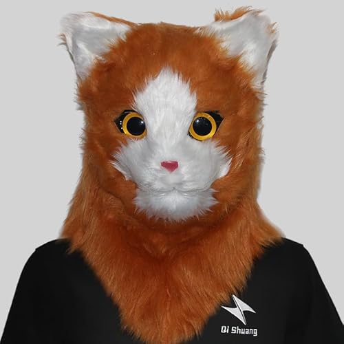 Realistische Tiermaske, beweglicher Mund – Halloween und Kostümpartys, lustige Veranstaltungen Realistische Tiermaske, beweglicher Mund – Halloween und Kostümpartys, lustige Veranstaltungen von Yuulibux