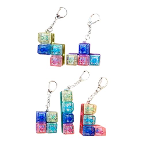 5 PCs Tastatur Zappeln Spielzeug Tragbare Schlüsselbund Clicker Zur Verbesserung Der Stressabbau Für Kinder Und Erwachsene von Ywmsfl