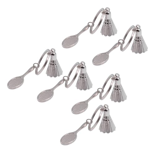 Ywmsfl 6 Stück Federball Schlüsselanhänger Badminton hängende Ornamente Tasche Charm Sport Schlüsselanhänger Dekorationen Auto Schlüsselanhänger Ywmsfl 6 Stück Federball Schlüsselanhänger Badminton hängende Ornamente Tasche Charm Sport Schlüsselanhänger Dekorationen Auto Schlüsselanhänger von Ywmsfl