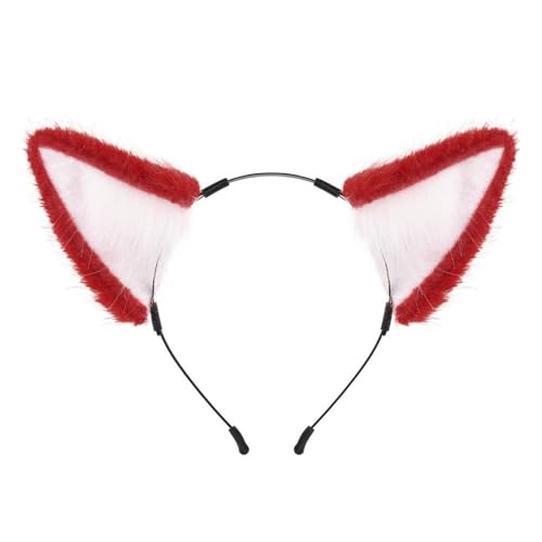 Ywmsfl Haarreif für Teenager, Cosplay, Füchse, Ohrform, Plüsch, Haarreifen, Make-up, Maskeraden, Party, Musik, Festivals, Rollenspiele, Kopfschmuck Ywmsfl Haarreif für Teenager, Cosplay, Füchse, Ohrform, Plüsch, Haarreifen, Make-up, Maskeraden, Party, Musik, Festivals, Rollenspiele, Kopfschmuck von Ywmsfl