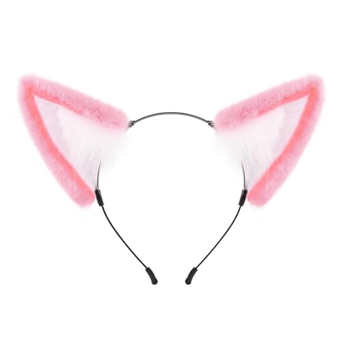 Ywmsfl Haarreif für Teenager, Cosplay, Füchse, Ohrform, Plüsch, Haarreifen, Make-up, Maskeraden, Party, Musik, Festivals, Rollenspiele, Kopfschmuck Ywmsfl Haarreif für Teenager, Cosplay, Füchse, Ohrform, Plüsch, Haarreifen, Make-up, Maskeraden, Party, Musik, Festivals, Rollenspiele, Kopfschmuck von Ywmsfl