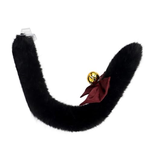 Ywmsfl Katzen-Kostüm-Outfits mit Katzenohren, Stirnband, pelziger Schwanz, Halloween-Katzen-Kostüm, Zubehör für Mädchen, Weihnachten, Cosplay Ywmsfl Katzen-Kostüm-Outfits mit Katzenohren, Stirnband, pelziger Schwanz, Halloween-Katzen-Kostüm, Zubehör für Mädchen, Weihnachten, Cosplay von Ywmsfl