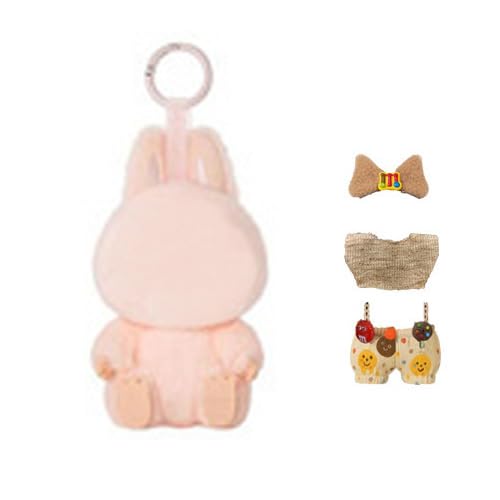 Ywwltt Plüsch Schlüsselanhänger + Kleidung, weiches Kuscheltier, Monster Keychain, Plüschpuppe für Kinder, Taschen, Rucksäcke, Sammler, Fans, Geschenkidee für Jungen und Mädchen (A) von Ywwltt