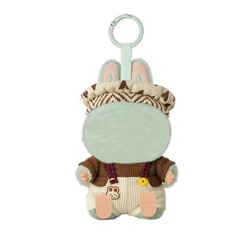 Ywwltt Plüsch Schlüsselanhänger + Kleidung, weiches Kuscheltier, Monster Keychain, Plüschpuppe für Kinder, Taschen, Rucksäcke, Sammler, Fans, Geschenkidee für Jungen und Mädchen (B) von Ywwltt