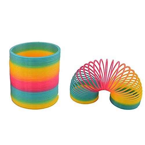 Yxian Regenbogenring magischer bunter Regenbogen-Neon-Kunststoff-Frühlingsspielzeug (Farbe) von Yxian