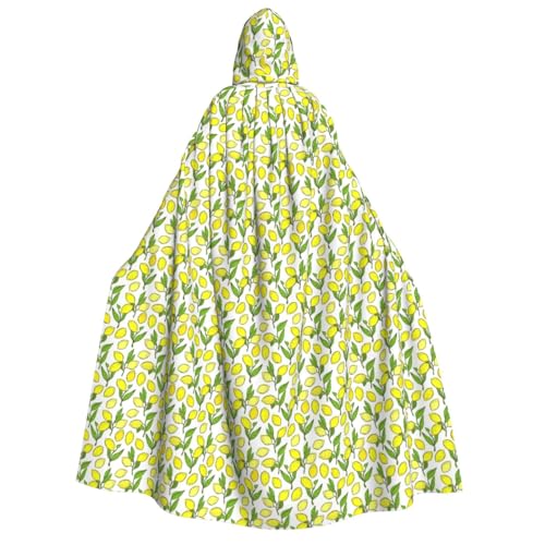 Unisex Kapuzenumhang mit gelbem Zitronen-Druck, für Erwachsene, Halloween, Cosplay, Tod, Vampir-Kostüme Unisex Kapuzenumhang mit gelbem Zitronen-Druck, für Erwachsene, Halloween, Cosplay, Tod, Vampir-Kostüme von Yyoretp