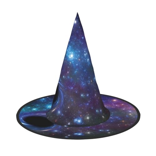 Yyoretp Galaxie-Druck Halloween Kostüm Hexenhut Erwachsene Karneval Cosplay Party Kostüm Zubehör Yyoretp Galaxie-Druck Halloween Kostüm Hexenhut Erwachsene Karneval Cosplay Party Kostüm Zubehör von Yyoretp