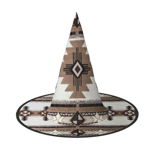 Yyoretp Indianer-Druck, Halloween-Kostüm, Hexenhut, Erwachsene, Karneval, Cosplay, Party, Kostümzubehör Yyoretp Indianer-Druck, Halloween-Kostüm, Hexenhut, Erwachsene, Karneval, Cosplay, Party, Kostümzubehör von Yyoretp