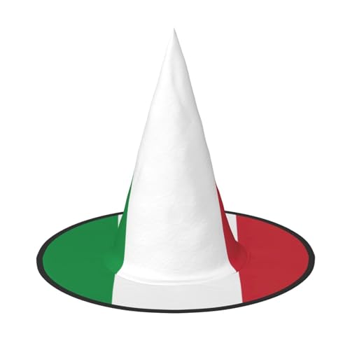 Yyoretp Italienische Flagge Druck Halloween Kostüm Hexenhut Erwachsene Karneval Cosplay Party Kostüm Zubehör Yyoretp Italienische Flagge Druck Halloween Kostüm Hexenhut Erwachsene Karneval Cosplay Party Kostüm Zubehör von Yyoretp