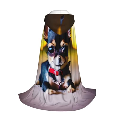 Yyoretp Kapuzenumhang mit Chihuahua-Hunde-Aufdruck für Kinder mit Halloween, Weihnachten, Cosplay, Kapuzenumhang Yyoretp Kapuzenumhang mit Chihuahua-Hunde-Aufdruck für Kinder mit Halloween, Weihnachten, Cosplay, Kapuzenumhang von Yyoretp