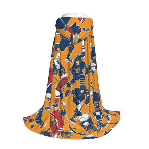 Yyoretp Kapuzenumhang mit Hockey-Aufdruck für Kinder mit Halloween, Weihnachten, Cosplay, Kapuzenumhang Yyoretp Kapuzenumhang mit Hockey-Aufdruck für Kinder mit Halloween, Weihnachten, Cosplay, Kapuzenumhang von Yyoretp