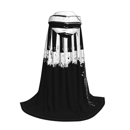 Yyoretp Kapuzenumhang mit Klavierdruck für Kinder mit Halloween, Weihnachten, Cosplay, Kapuzenumhang Yyoretp Kapuzenumhang mit Klavierdruck für Kinder mit Halloween, Weihnachten, Cosplay, Kapuzenumhang von Yyoretp