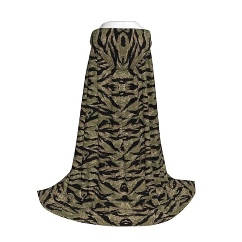 Yyoretp Kapuzenumhang mit Tigerstreifen, Camouflage-Druck, für Kinder mit Halloween, Weihnachten, Cosplay, Kapuzenumhang Yyoretp Kapuzenumhang mit Tigerstreifen, Camouflage-Druck, für Kinder mit Halloween, Weihnachten, Cosplay, Kapuzenumhang von Yyoretp