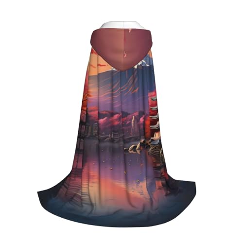 Yyoretp Kapuzenumhang mit japanischem Berg Fuji-Landschaftsdruck für Kinder mit Halloween, Weihnachten, Cosplay, Kapuzenumhang Yyoretp Kapuzenumhang mit japanischem Berg Fuji-Landschaftsdruck für Kinder mit Halloween, Weihnachten, Cosplay, Kapuzenumhang von Yyoretp