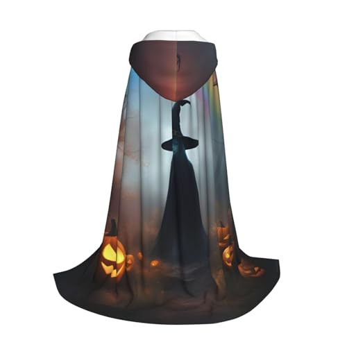 Yyoretp Regenbogen Halloween Geist Hexenhut Spinnen Druck Kapuzenumhang für Kinder mit Halloween Weihnachten Cosplay Kapuzenumhang Kostüm Yyoretp Regenbogen Halloween Geist Hexenhut Spinnen Druck Kapuzenumhang für Kinder mit Halloween Weihnachten Cosplay Kapuzenumhang Kostüm von Yyoretp