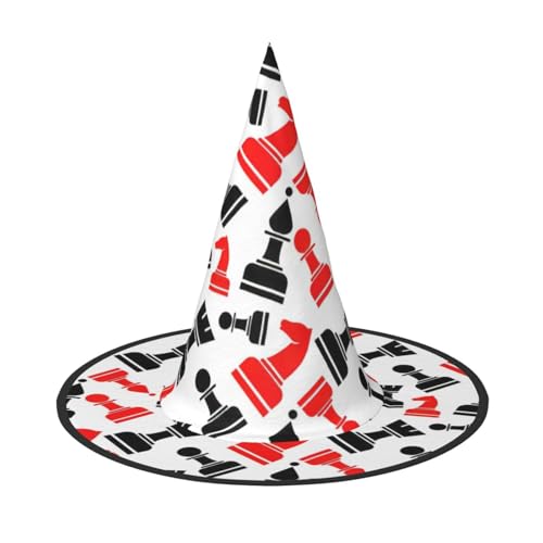 Yyoretp Schachmuster Druck Halloween Kostüm Hexenhut Erwachsene Karneval Cosplay Party Kostüm Zubehör Yyoretp Schachmuster Druck Halloween Kostüm Hexenhut Erwachsene Karneval Cosplay Party Kostüm Zubehör von Yyoretp