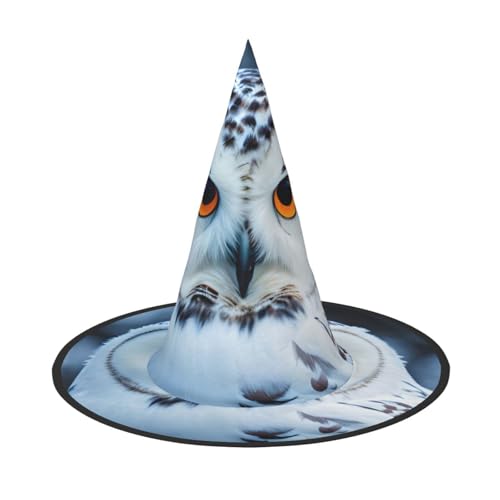Yyoretp Schneeeule Augen Druck Halloween Kostüm Hexenhut Erwachsene Karneval Cosplay Party Kostüm Zubehör Yyoretp Schneeeule Augen Druck Halloween Kostüm Hexenhut Erwachsene Karneval Cosplay Party Kostüm Zubehör von Yyoretp