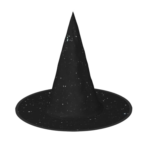 Yyoretp Schwarzer Glitzer-Druck, Halloween-Kostüm, Hexenhut, Erwachsene, Karneval, Cosplay, Party, Kostümzubehör Yyoretp Schwarzer Glitzer-Druck, Halloween-Kostüm, Hexenhut, Erwachsene, Karneval, Cosplay, Party, Kostümzubehör von Yyoretp