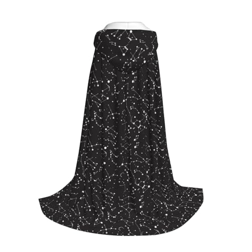 Yyoretp Sternbild Sternbild Print Kapuzenumhang für Jungen mit Halloween Weihnachten Cosplay Umhang mit Kapuze Kostüm von Yyoretp