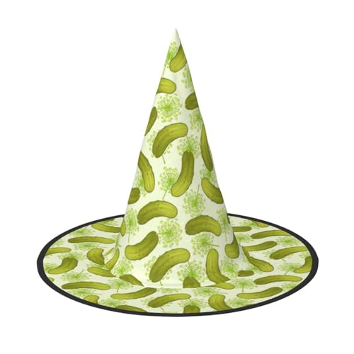Yyoretp Sushi Dill Pickles Print Halloween Kostüm Hexenhut Erwachsene Karneval Cosplay Party Kostüm Zubehör Yyoretp Sushi Dill Pickles Print Halloween Kostüm Hexenhut Erwachsene Karneval Cosplay Party Kostüm Zubehör von Yyoretp