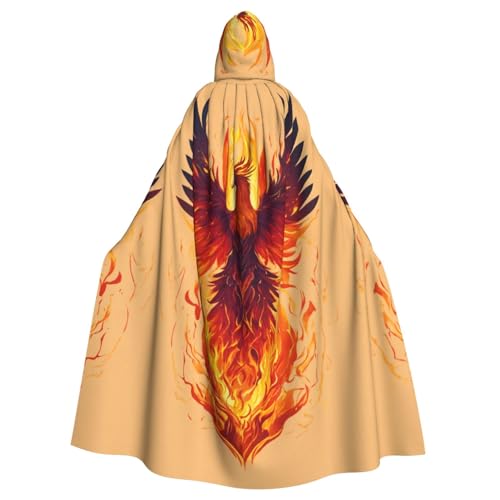 Yyoretp Uni-Bademantel, Umhang für Erwachsene, Phönix-Druck, Kapuzenumhang für Halloween, Tod, Vampir, Cosplay-Kostüme Yyoretp Uni-Bademantel, Umhang für Erwachsene, Phönix-Druck, Kapuzenumhang für Halloween, Tod, Vampir, Cosplay-Kostüme von Yyoretp