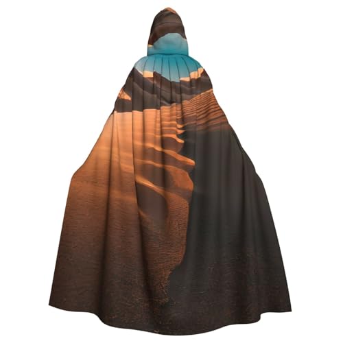 Yyoretp Uni-Bademantel, Umhang für Erwachsene, Sanddünen-Druck, Kapuzenumhang für Halloween, Tod, Vampir, Cosplay-Kostüme Yyoretp Uni-Bademantel, Umhang für Erwachsene, Sanddünen-Druck, Kapuzenumhang für Halloween, Tod, Vampir, Cosplay-Kostüme von Yyoretp