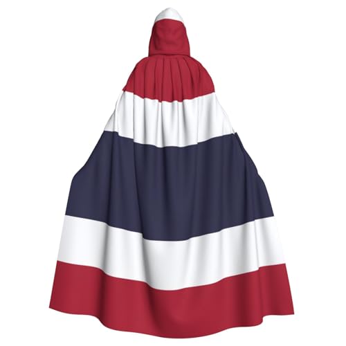 Yyoretp Uni-Bademantel, Umhang für Erwachsene, Thailand-Flagge, Druck, Kapuzenumhang für Halloween, Tod, Vampir, Cosplay-Kostüme Yyoretp Uni-Bademantel, Umhang für Erwachsene, Thailand-Flagge, Druck, Kapuzenumhang für Halloween, Tod, Vampir, Cosplay-Kostüme von Yyoretp