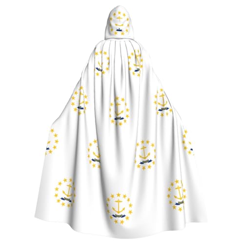 Yyoretp Uni-Bademantel für Erwachsene, Rhode Island, Staatsflagge, Druck, Kapuzenumhang für Halloween, Tod, Vampir, Cosplay-Kostüme Yyoretp Uni-Bademantel für Erwachsene, Rhode Island, Staatsflagge, Druck, Kapuzenumhang für Halloween, Tod, Vampir, Cosplay-Kostüme von Yyoretp