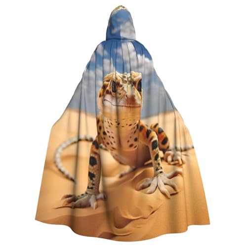Yyoretp Uni-Bademantel für Erwachsene, Sand, Leopardenmuster, Gecko-Druck, Kapuzenumhang für Halloween, Tod, Vampir, Cosplay-Kostüme Yyoretp Uni-Bademantel für Erwachsene, Sand, Leopardenmuster, Gecko-Druck, Kapuzenumhang für Halloween, Tod, Vampir, Cosplay-Kostüme von Yyoretp