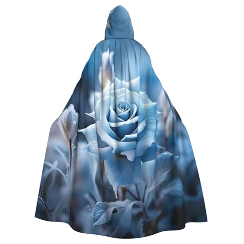 Yyoretp Uni-Bademantel für Erwachsene, blaugrün, grau, Rosen-Blumendruck, Kapuzenumhang für Halloween, Tod, Vampir, Cosplay-Kostüme Yyoretp Uni-Bademantel für Erwachsene, blaugrün, grau, Rosen-Blumendruck, Kapuzenumhang für Halloween, Tod, Vampir, Cosplay-Kostüme von Yyoretp