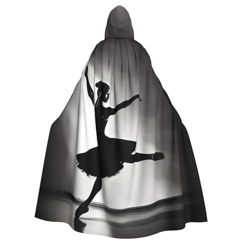 Yyoretp Unisex-Bademantel, Umhang für Erwachsene, Ballerina-Tanzdruck, Kapuzenumhang für Halloween, Tod, Vampir, Cosplay-Kostüme Yyoretp Unisex-Bademantel, Umhang für Erwachsene, Ballerina-Tanzdruck, Kapuzenumhang für Halloween, Tod, Vampir, Cosplay-Kostüme von Yyoretp
