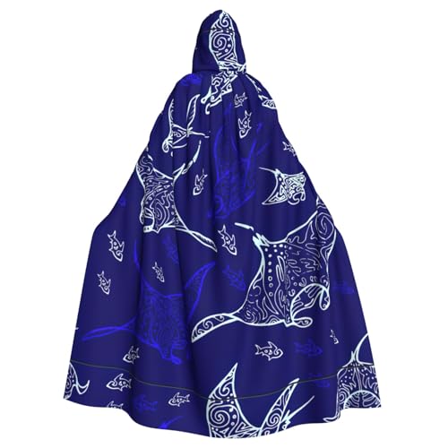 Yyoretp Unisex-Bademantel, Umhang für Erwachsene, Manta, Rochen und Fisch-Druck, Kapuzenumhang für Halloween, Tod, Vampir, Cosplay-Kostüme Yyoretp Unisex-Bademantel, Umhang für Erwachsene, Manta, Rochen und Fisch-Druck, Kapuzenumhang für Halloween, Tod, Vampir, Cosplay-Kostüme von Yyoretp