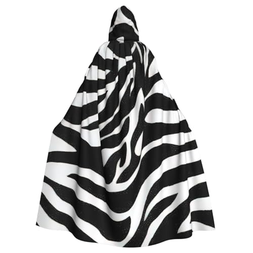 Yyoretp Unisex-Bademantel, Umhang für Erwachsene, Zebra-Druck, Kapuzenumhang für Halloween, Tod, Vampir, Cosplay-Kostüme Yyoretp Unisex-Bademantel, Umhang für Erwachsene, Zebra-Druck, Kapuzenumhang für Halloween, Tod, Vampir, Cosplay-Kostüme von Yyoretp