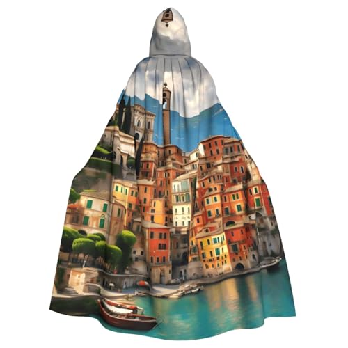 Yyoretp Unisex-Bademantel, Umhang für Erwachsene, schöner Italien-Druck, Kapuzenumhang für Halloween, Tod, Vampir, Cosplay-Kostüme Yyoretp Unisex-Bademantel, Umhang für Erwachsene, schöner Italien-Druck, Kapuzenumhang für Halloween, Tod, Vampir, Cosplay-Kostüme von Yyoretp