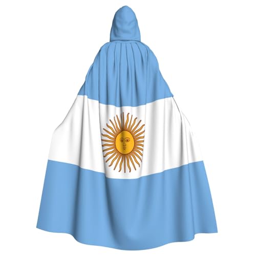Yyoretp Unisex-Bademantel, Umhang mit argentinischer Flagge, bedruckt, Kapuzenumhang für Halloween, Tod, Vampir, Cosplay-Kostüme Yyoretp Unisex-Bademantel, Umhang mit argentinischer Flagge, bedruckt, Kapuzenumhang für Halloween, Tod, Vampir, Cosplay-Kostüme von Yyoretp