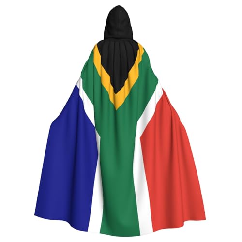 Yyoretp Unisex-Bademantel, Umhang mit südafrikanischer Flagge, bedruckt, Kapuzenumhang für Halloween, Tod, Vampir, Cosplay-Kostüme Yyoretp Unisex-Bademantel, Umhang mit südafrikanischer Flagge, bedruckt, Kapuzenumhang für Halloween, Tod, Vampir, Cosplay-Kostüme von Yyoretp